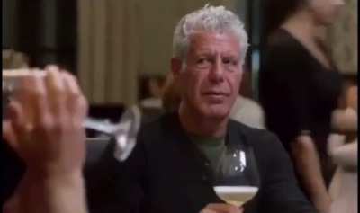 Anthony Bourdain’s legendary mouth at work
