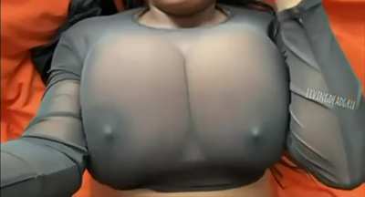 Big hard nipples