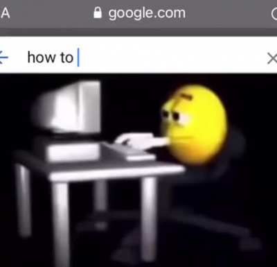 What's he searching for?