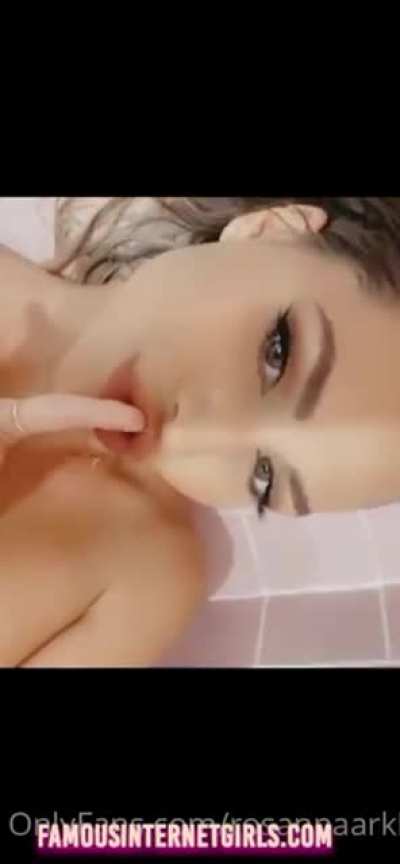 In the shower