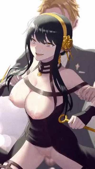 Sex with a black haired waifu