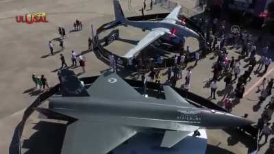 Baykar Makina unveiled the second prototype of the Bayraktar Kizilelma ("Red Apple") supersonic strike drone