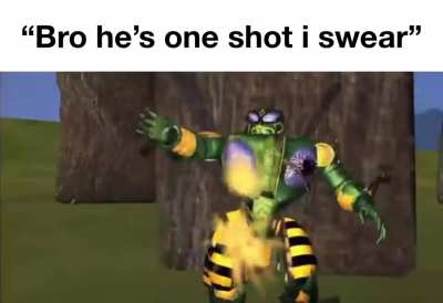 Bro please, just turn him to slag he&rsquo;s literally dead