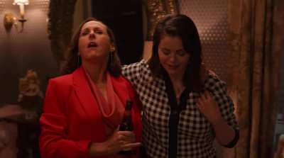 Selena almost breaking character is so funny