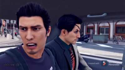 Pov: your being dragged to majima land