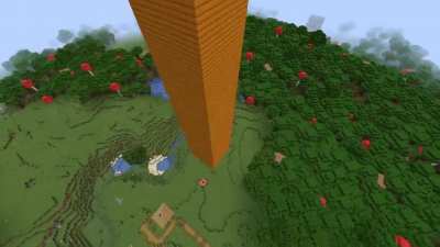 A complete pumpkin chunk my friend and I made in survival without using haste. I think that this might be some sort of world record.