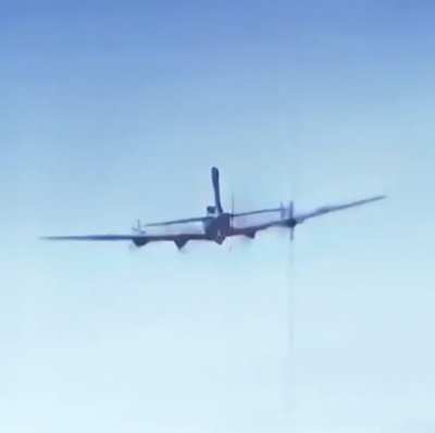 BF110G attacking B17 with MK108 30mm cannon. Over Germany 1944.