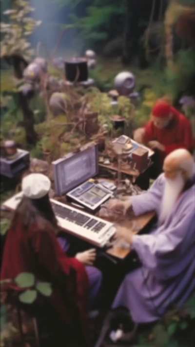 Me and gang enjoying each others company while composing unworldly tunes