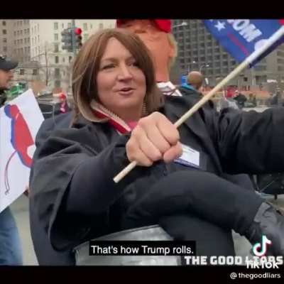I guess she is the trash?