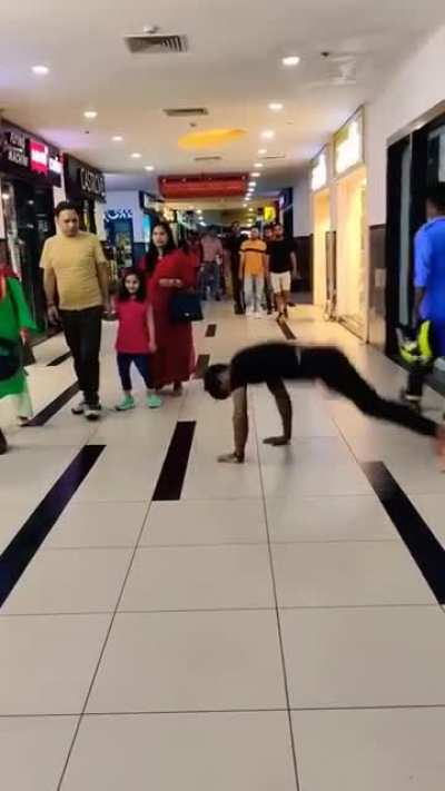 "but i just came here for shopping with my family "