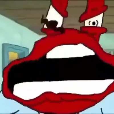 When Squidward falls asleep on the job.