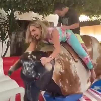 He's having the time of his life