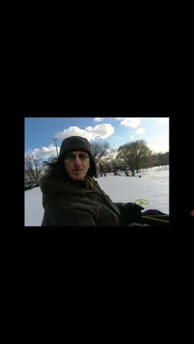 Geddy Lee teaches tobogganing safety.