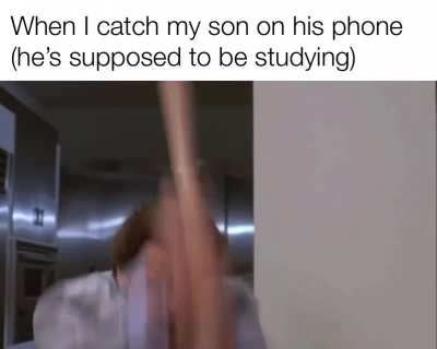 Get off that damn thing!