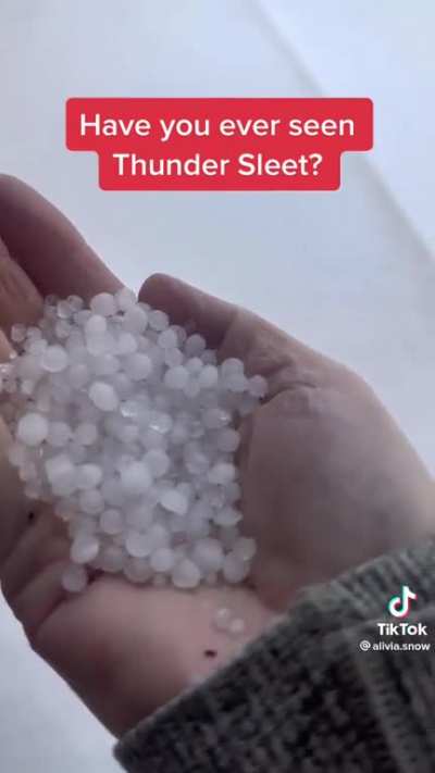 "Thunder Sleet" Storm in Oklahoma
