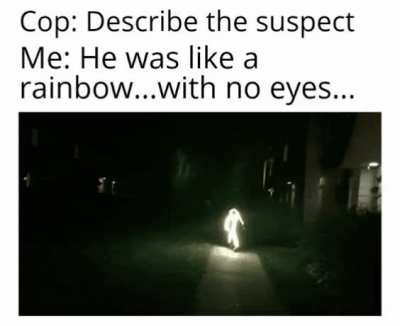 No Officer! I wasn't on drugs!