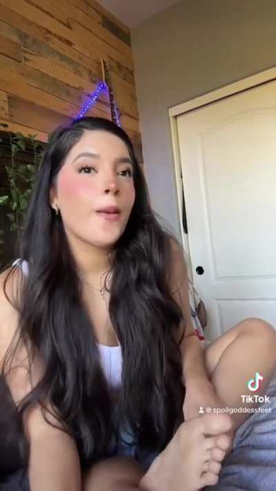 spoilgoddessfeet on tiktok