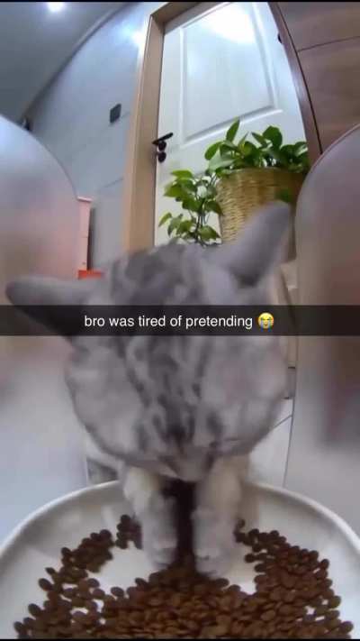 He really couldn&rsquo;t wunk it anymore 