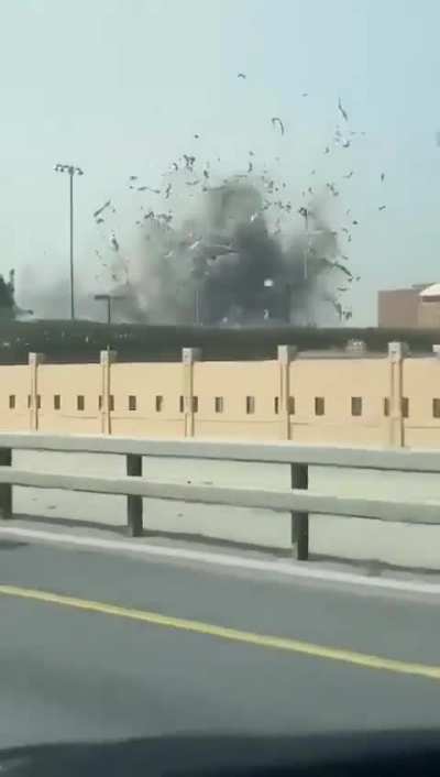 Iranian missile strikes US Fifth Fleet.