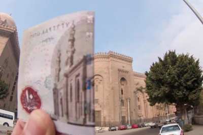 مسجد الرفاعى الموجود على العملة الورقية المصرية فئة 10 جنيه