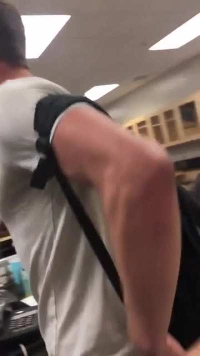 Highschool kid threatens &amp;amp; belittles his teacher.