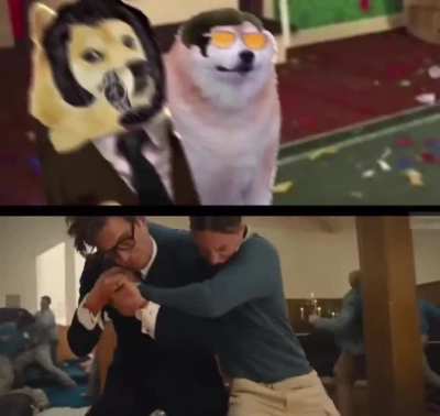 After 3 weeks and 100+ hours it&rsquo;s finally done, Kingsman Church Fight recreation ( side by side version )