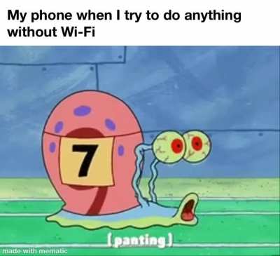 Actually starts dying