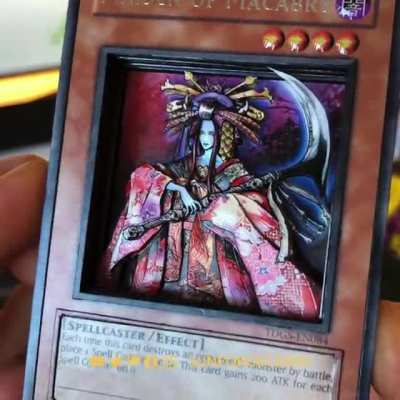 Second 3D Maiden of Macabre I&rsquo;ve made, the TCG version this time, and added depth