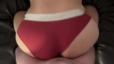 I&rsquo;m surprised he could last thing long before spurting his prejac cum all over my panties