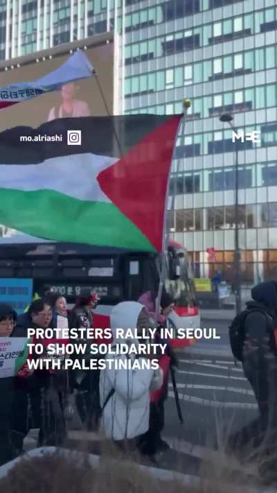 Pro-Palestinian protesters gathered in Seoul, South Korea, on Friday to express their solidarity with Palestinians and to oppose US President Donald Trump&rsquo;s Gaza plan.