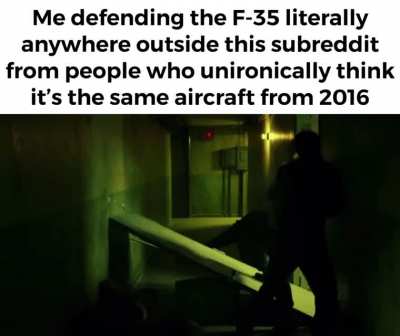 Reformers when you tell them that many of the F-35&rsquo;s issues have been fixed in recent years: 🙉