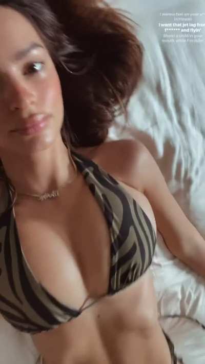 Gorgeous in print bikini