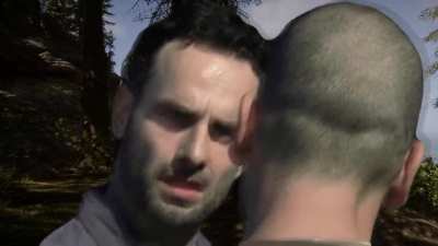Crashing onto the island and Kelvin keeps running into the woods: