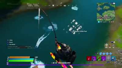 Reminder to be careful while fishing near sharks