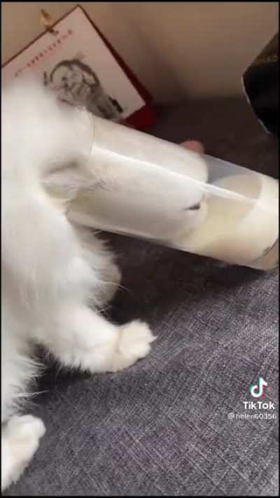 To obtain the liquid, he must become liquid