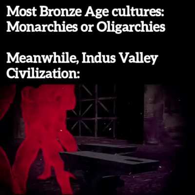 Why couldn't they have a God King like a normal Bronze Age civilization