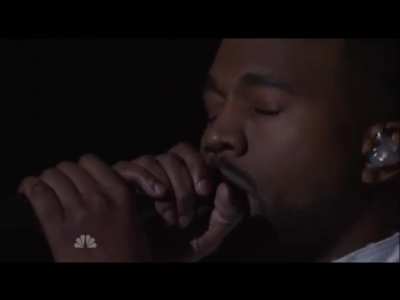 Kanye West (Live in Seth Myers 2014) Medley: &ldquo;Jesus Walks", "Touch the Sky", "Stronger", "Heartless", "All of the Lights", "Mercy", and "Black skinhead&rdquo;