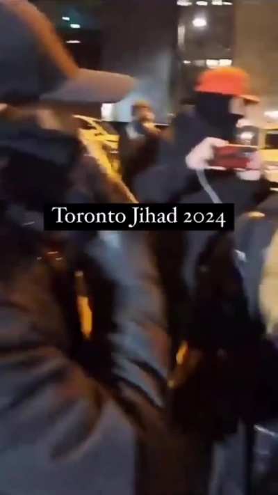 In Canada Jews entering a comedy club are met with shouts of "shame," "Zionist pig," and "They like to kill babies" by pro-Palestine NPC protesters
