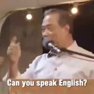 English please
