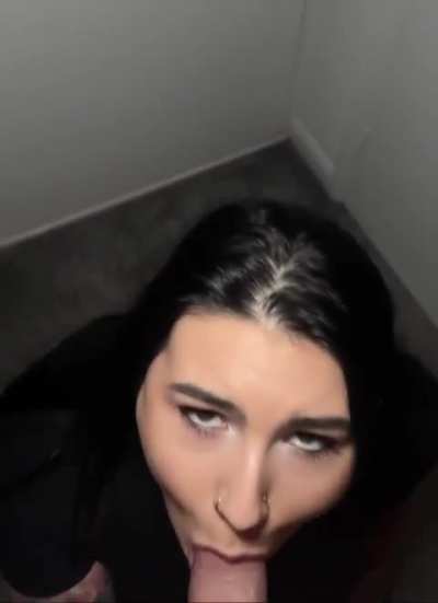 If your brave enough, Tell me the length and girth of your penis and I'll determine if i'd give you a blowjob or not 