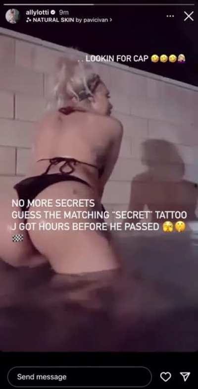 Ally insta story 🍑