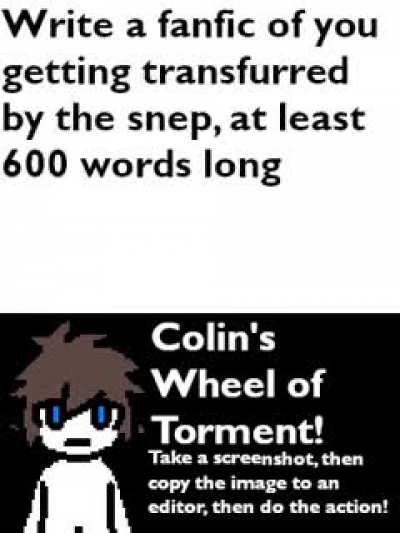 It landed on "post in another subreddit" spin the wheel, i dare you.