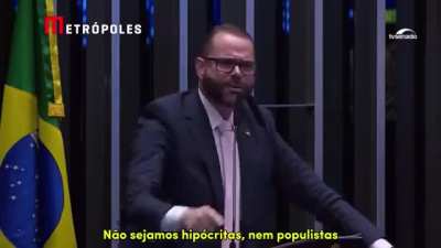 &ldquo;Imposto esse que paga o nosso sal&aacute;rio&rdquo;, diz Senador do PL de Santa Catarina ao defender &ldquo;taxa das blusinhas".