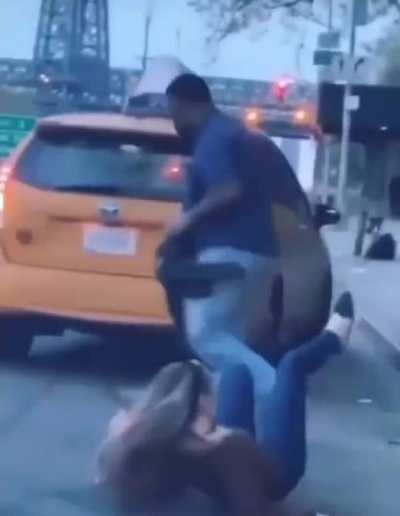 Taxi driver knocks out woman
