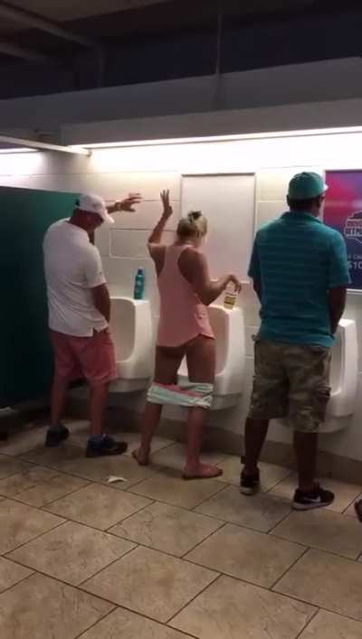 When you see the women's line. Adapt, improvise & get trashy.