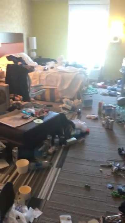 Opened one of our hotel rooms up due to complaint and stumbled into this disaster&hellip;.