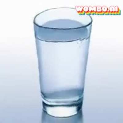 You're thirsty?