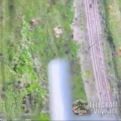 🇷🇺Russian drone with trap net downs Ukrainian Mavic