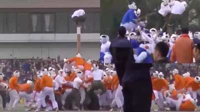 Military cadet game in Japan
