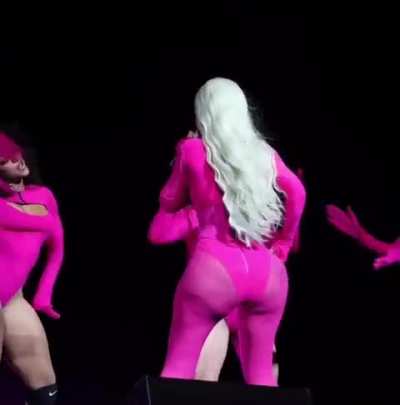 Iggy Azalea in a skintight bodysuit 